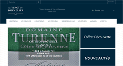 Desktop Screenshot of le20dusommelier.com