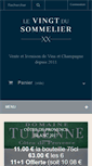 Mobile Screenshot of le20dusommelier.com
