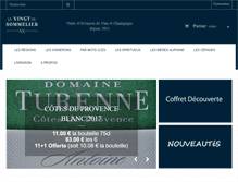 Tablet Screenshot of le20dusommelier.com